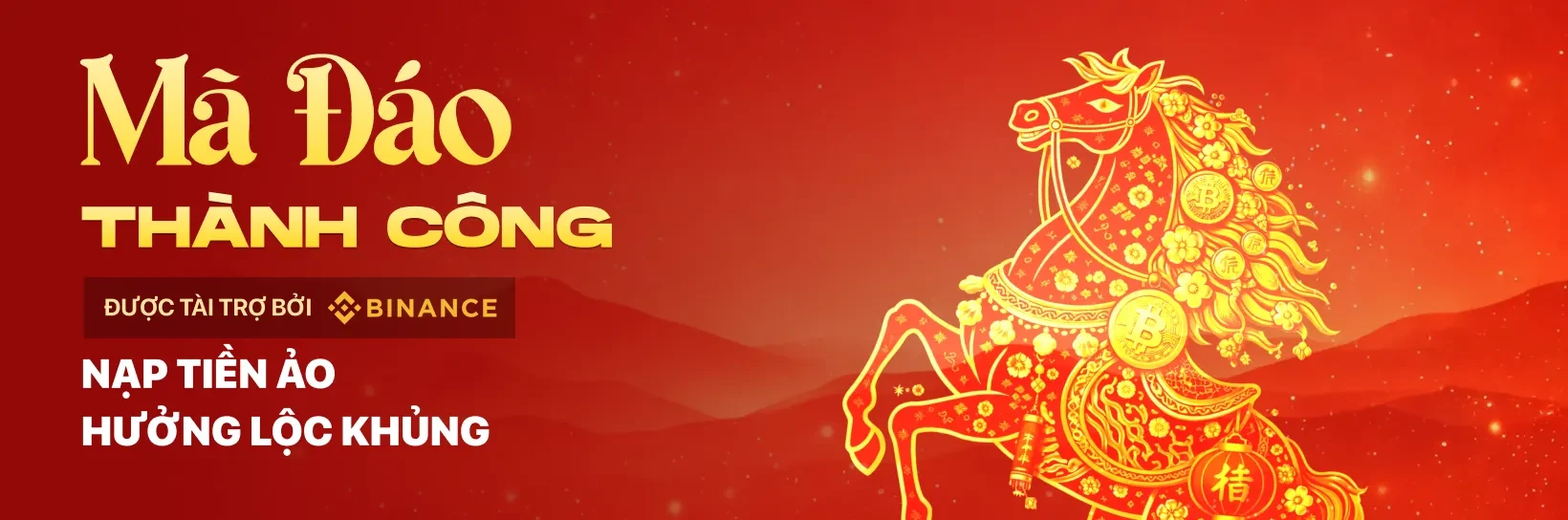 BOM88 [ MEGA CRYPTO ] Mã Đáo Thành Công - Nạp Tiền Ảo, Lì Xì 10 Triệu VND Mừng Xuân 2026